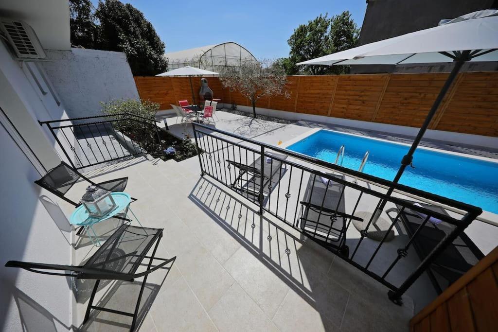 Luxury Apartment Petra With Private Pool Zadar Eksteriør billede